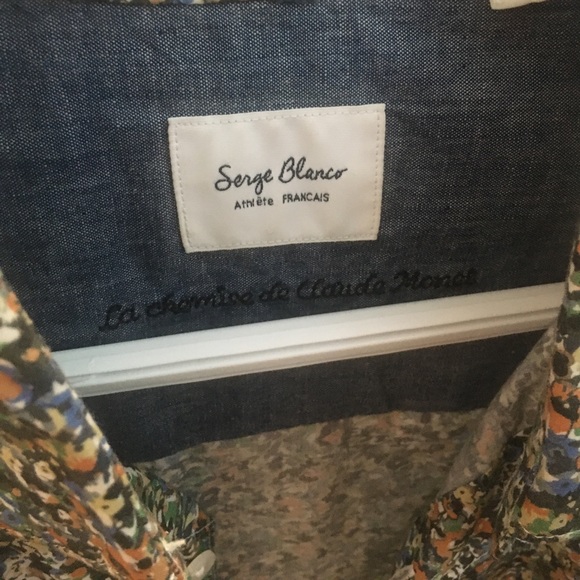 Serge Blanco men’s shirt. Size L. - Picture 1 of 4